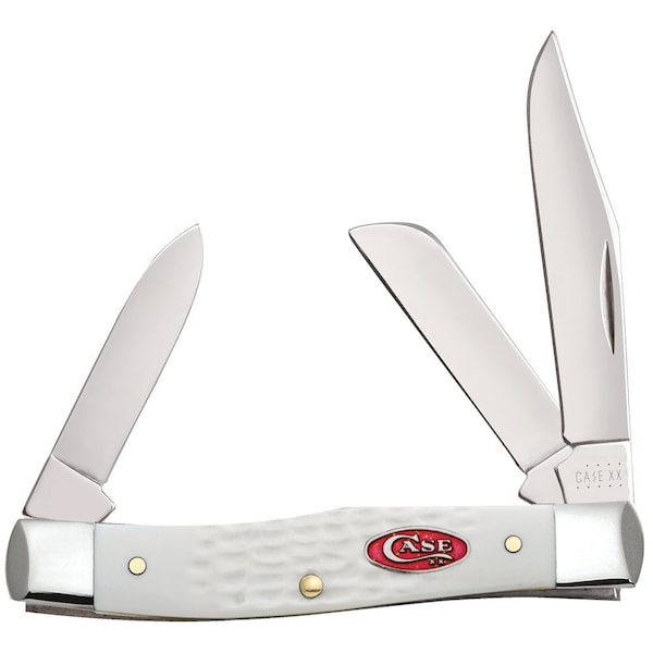 Case Cutlery Knife, Sparxx White Syn Med Stockman 60184 - main
